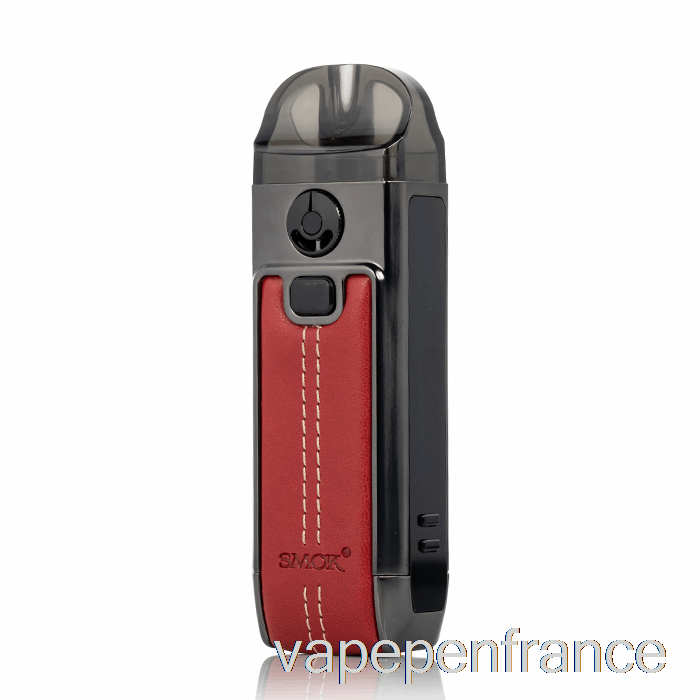 Smok Nord 4 80w Pod Kit Stylo Vape En Cuir Rouge